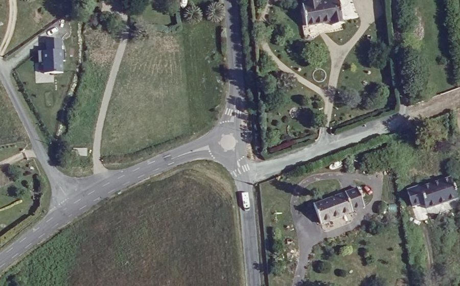 Vue aérienne du Mini-giratoire n°318354197