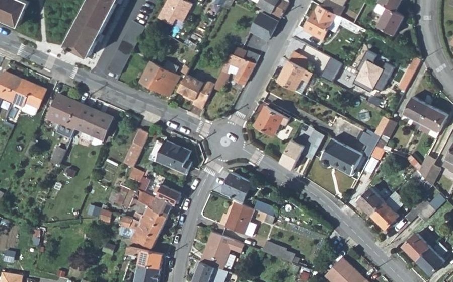 Vue aérienne du Mini-giratoire n°320164834
