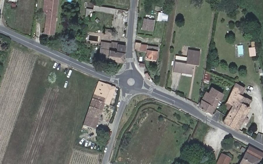 Vue aérienne du Mini-giratoire n°320234441