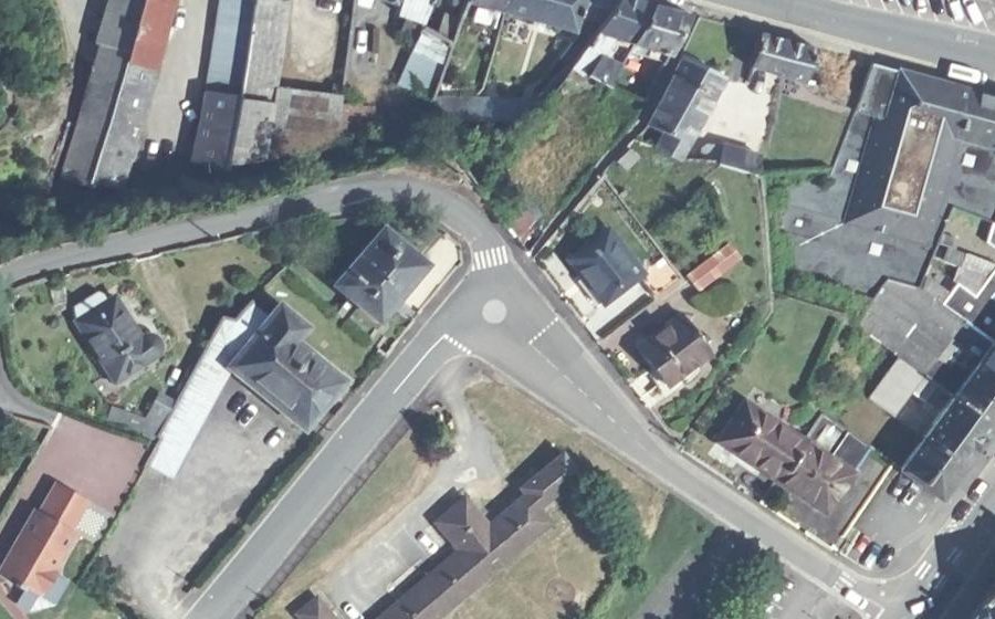 Vue aérienne du Mini-giratoire n°321019130