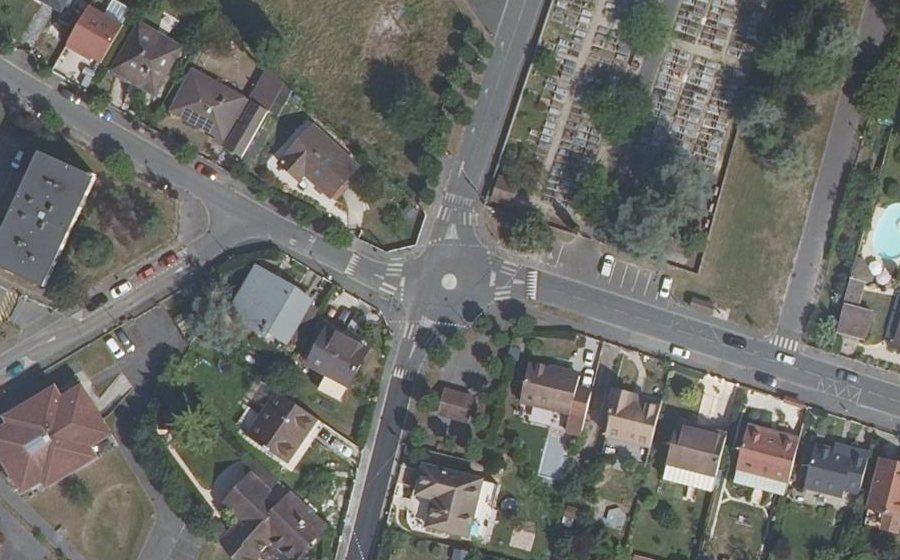 Vue aérienne du Mini-giratoire n°330013592