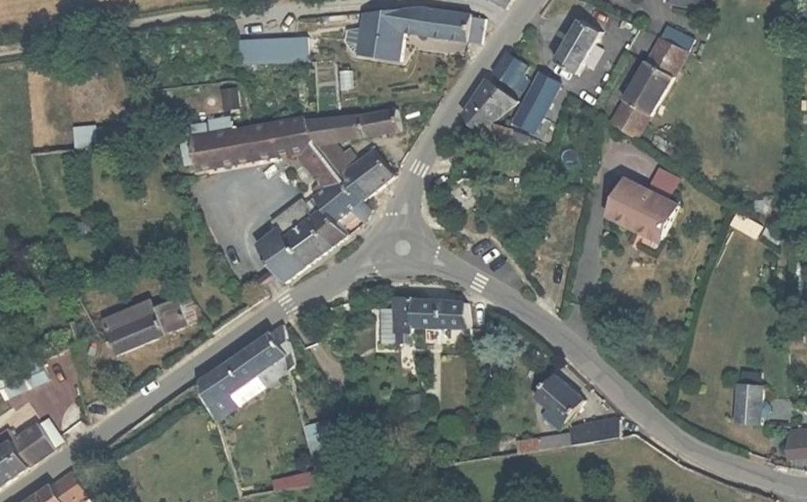 Vue aérienne de la Place du Monument