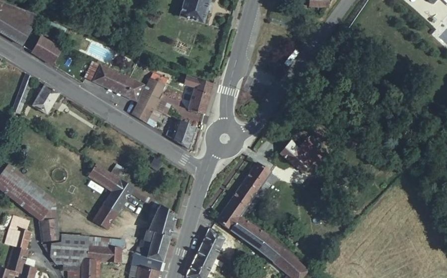 Vue aérienne du Mini-giratoire n°340024451