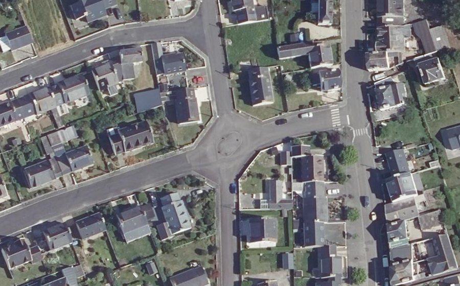 Vue aérienne du Mini-giratoire n°340399862