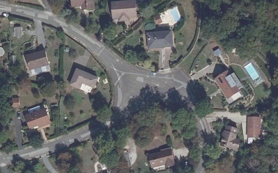 Vue aérienne du Mini-giratoire n°343132410