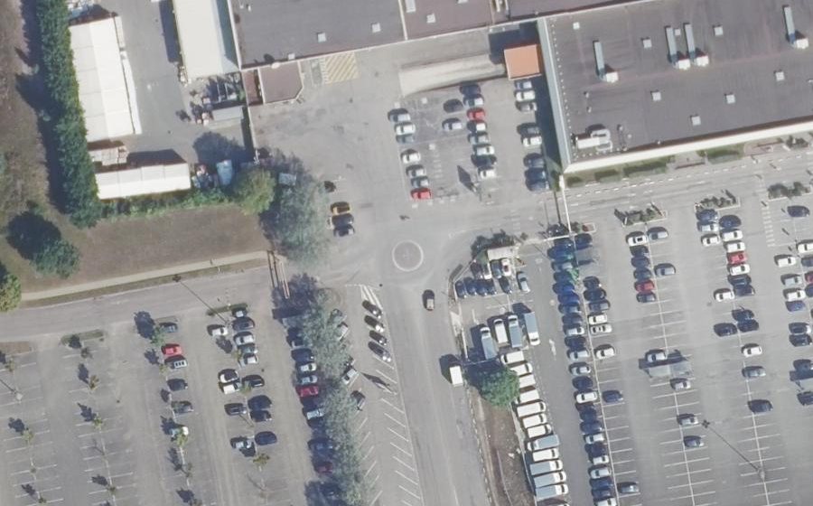 Vue aérienne du Mini-giratoire n°343434120