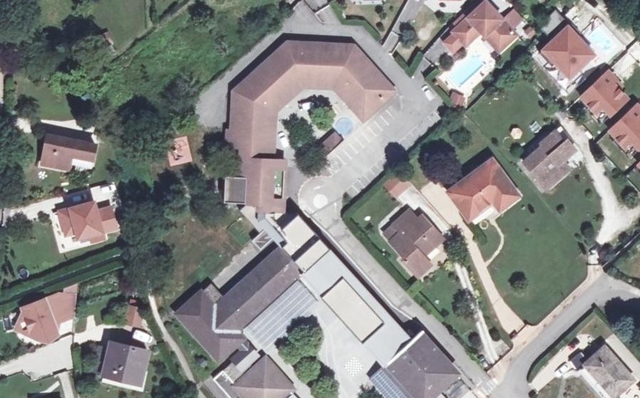 Vue aérienne du Mini-giratoire n°343655273