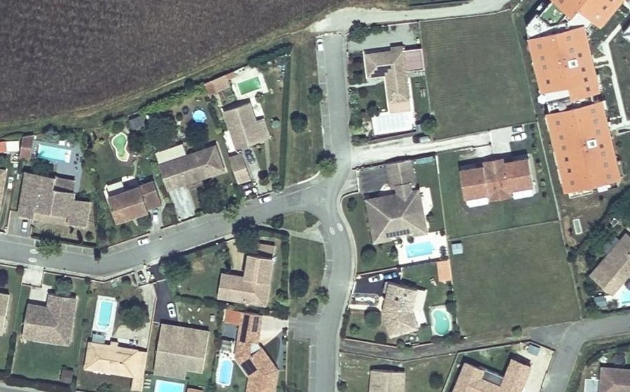 Vue aérienne du Mini-giratoire n°345011919