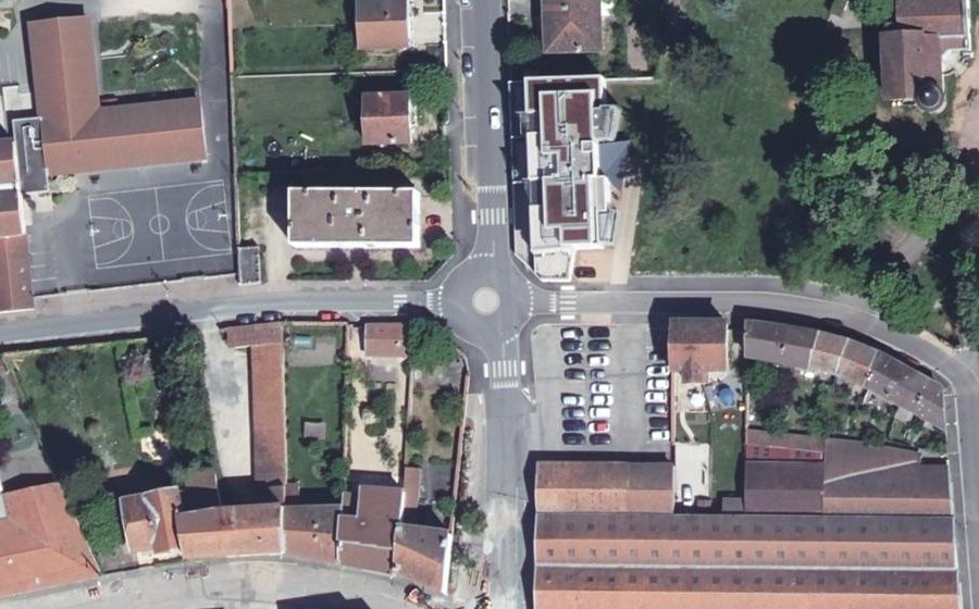 Vue aérienne du Mini-giratoire n°346013574