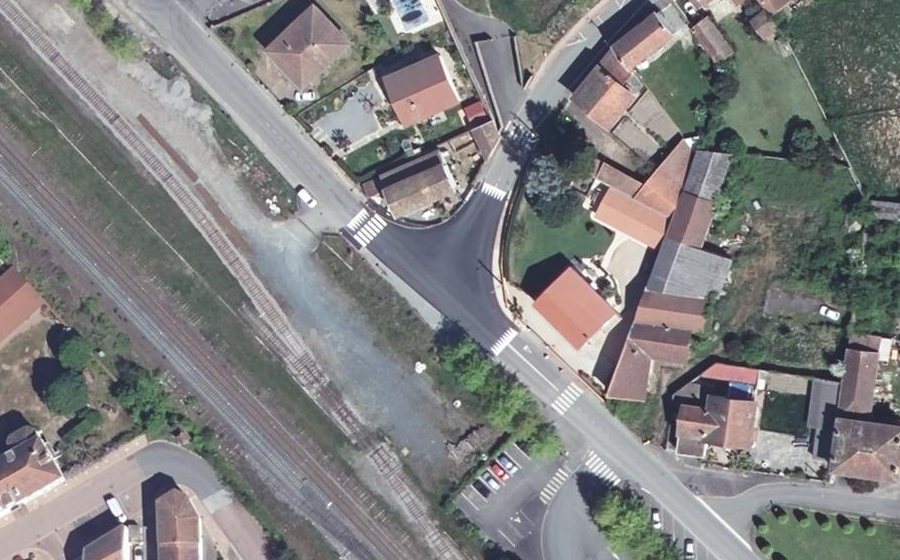 Vue aérienne du Mini-giratoire n°346252040
