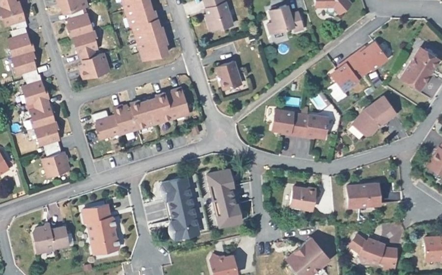 Vue aérienne du Mini-giratoire n°349920445