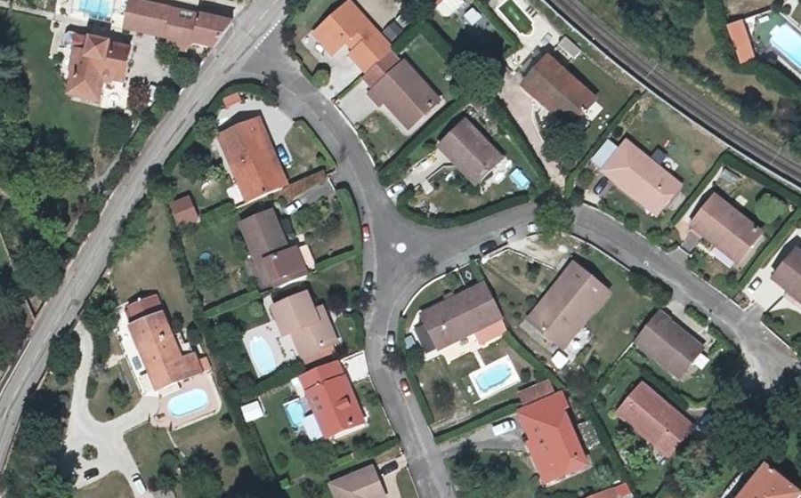Vue aérienne du Mini-giratoire n°352794922