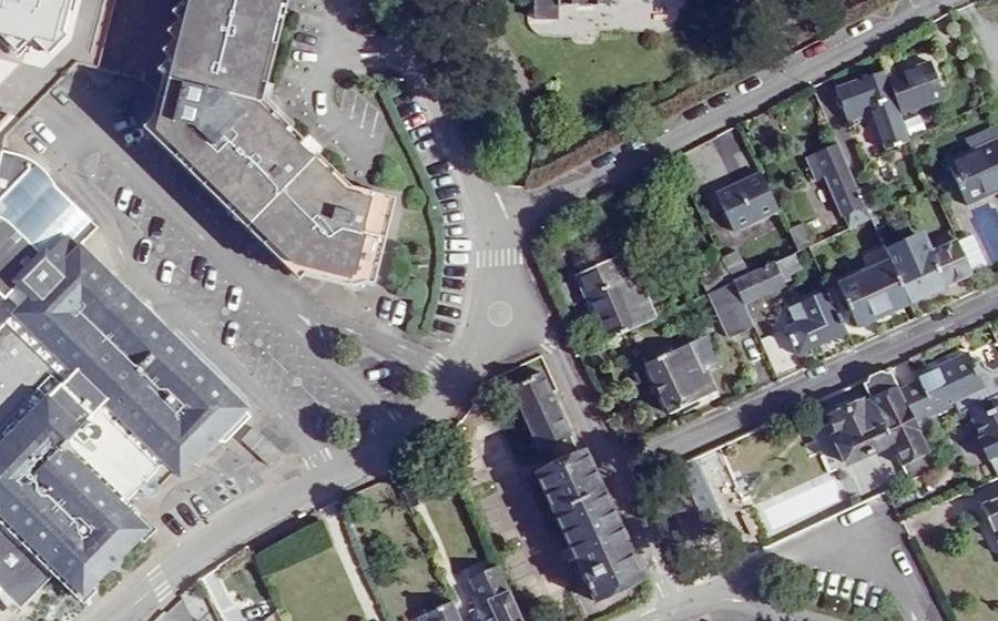Vue aérienne du Mini-giratoire n°353985117