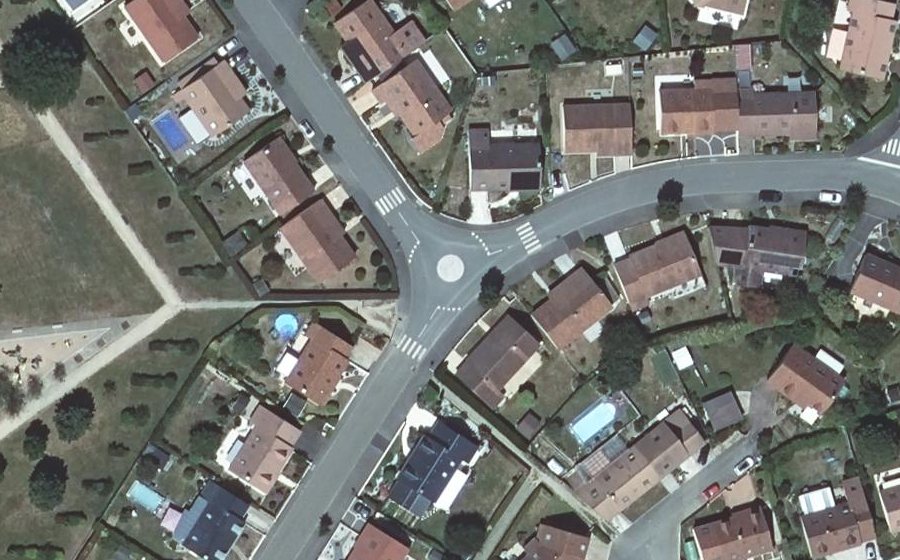 Vue aérienne du Mini-giratoire n°360461700