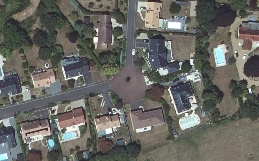 Vue aérienne du Mini-giratoire n°362479362