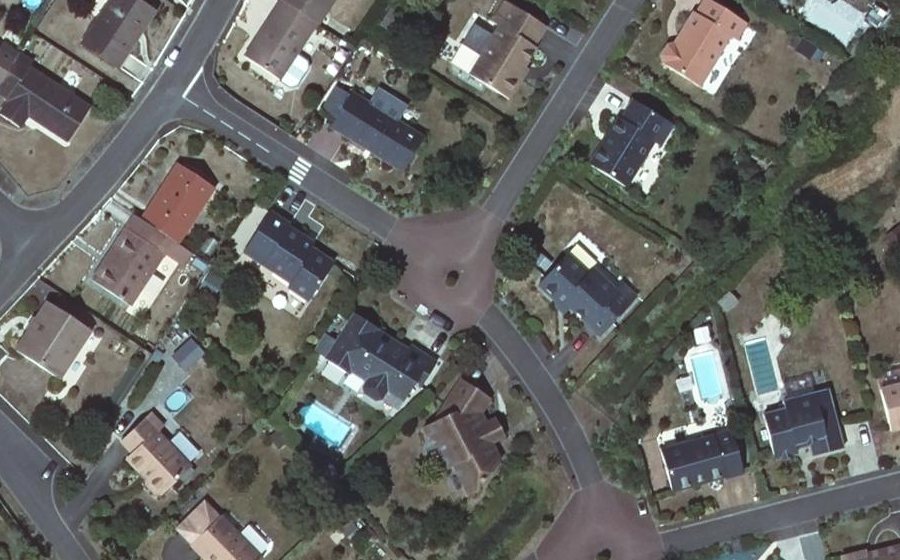 Vue aérienne du Mini-giratoire n°362479366