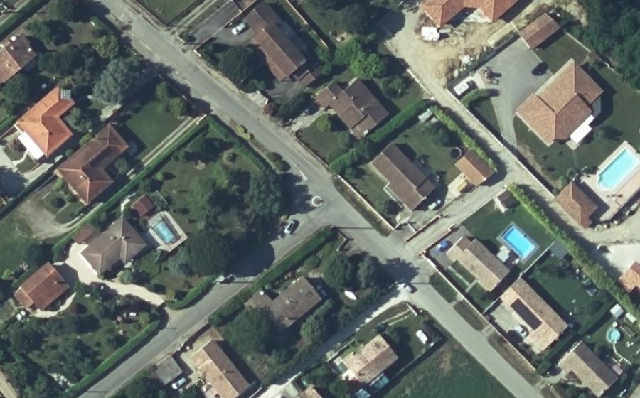 Vue aérienne du Mini-giratoire n°365739028