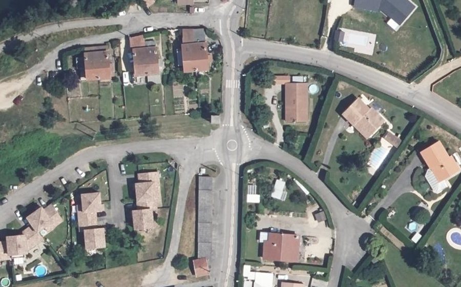 Vue aérienne du Mini-giratoire n°366188374