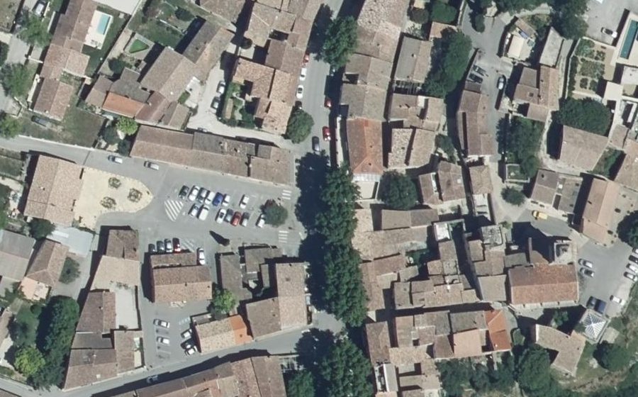 Vue aérienne du Mini-giratoire n°380037008