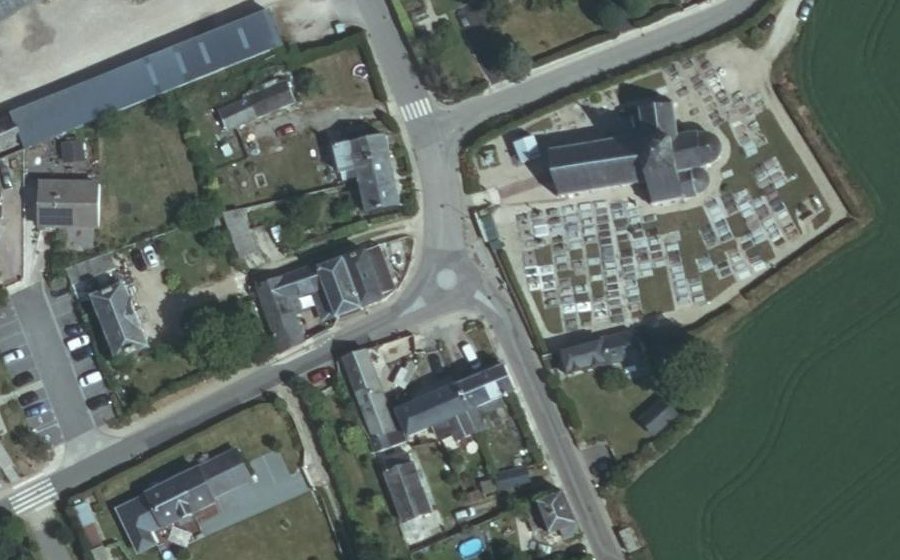 Vue aérienne du Mini-giratoire n°393889974