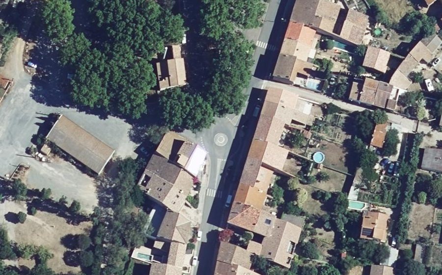 Vue aérienne du Mini-giratoire n°399207087