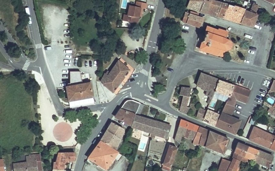 Vue aérienne du Mini-giratoire n°401310195