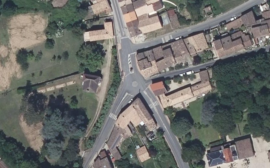 Vue aérienne du Mini-giratoire n°410890827