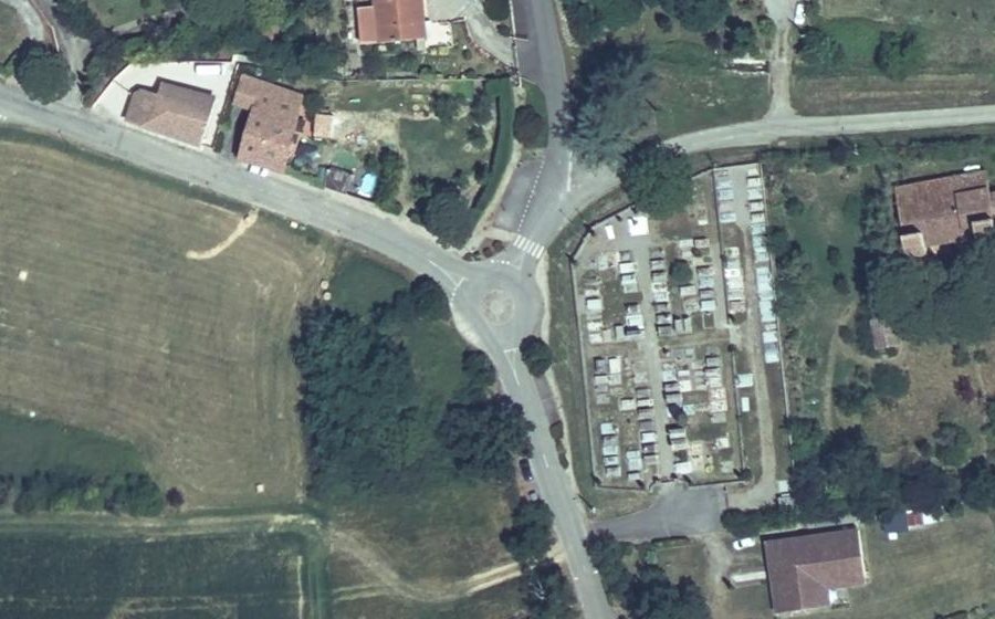 Vue aérienne du Mini-giratoire n°411312625