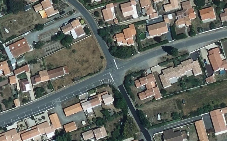 Vue aérienne du Mini-giratoire n°411506119