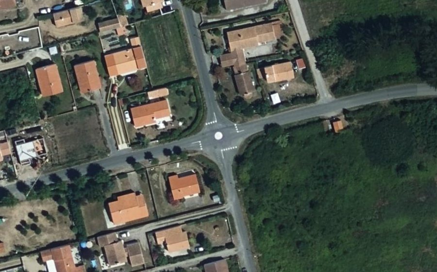 Vue aérienne du Mini-giratoire n°411523008