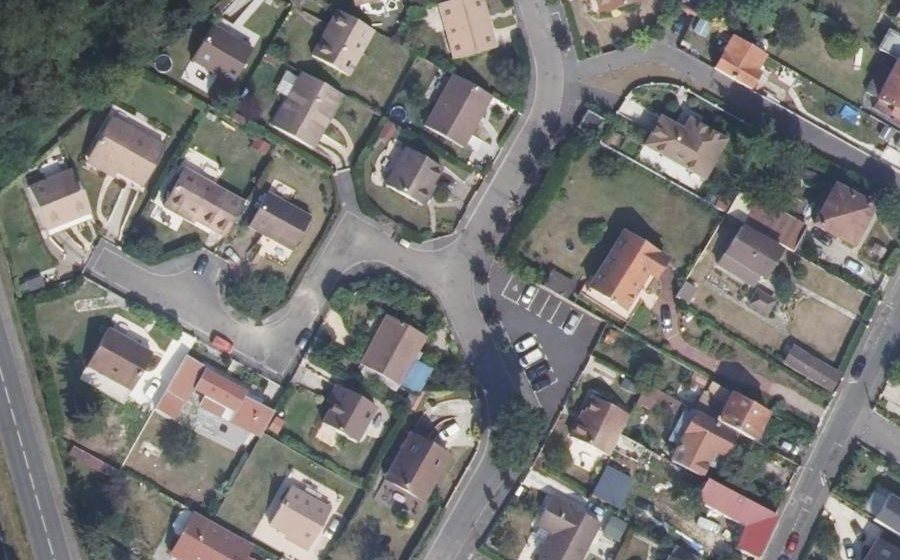 Vue aérienne du Mini-giratoire n°413484901