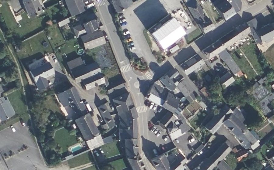 Vue aérienne du Mini-giratoire n°413538107