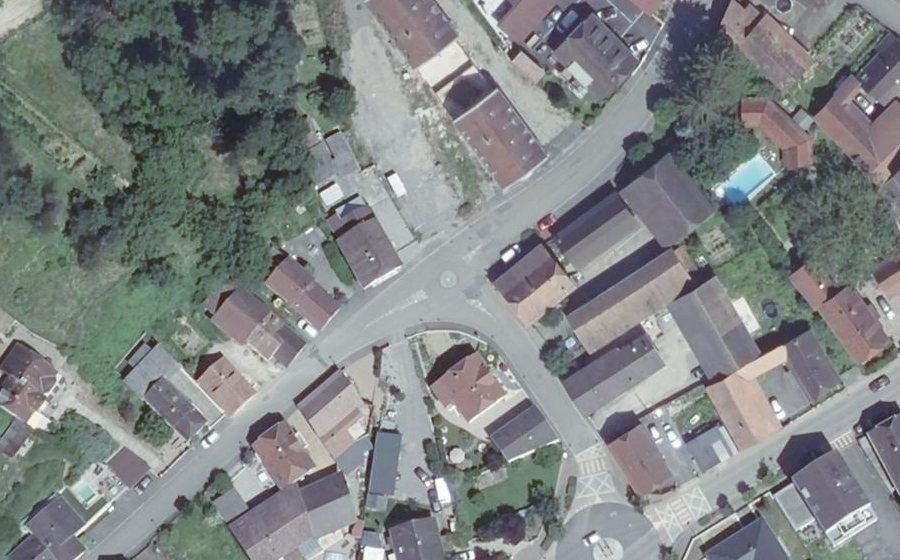 Vue aérienne du Mini-giratoire n°414232499