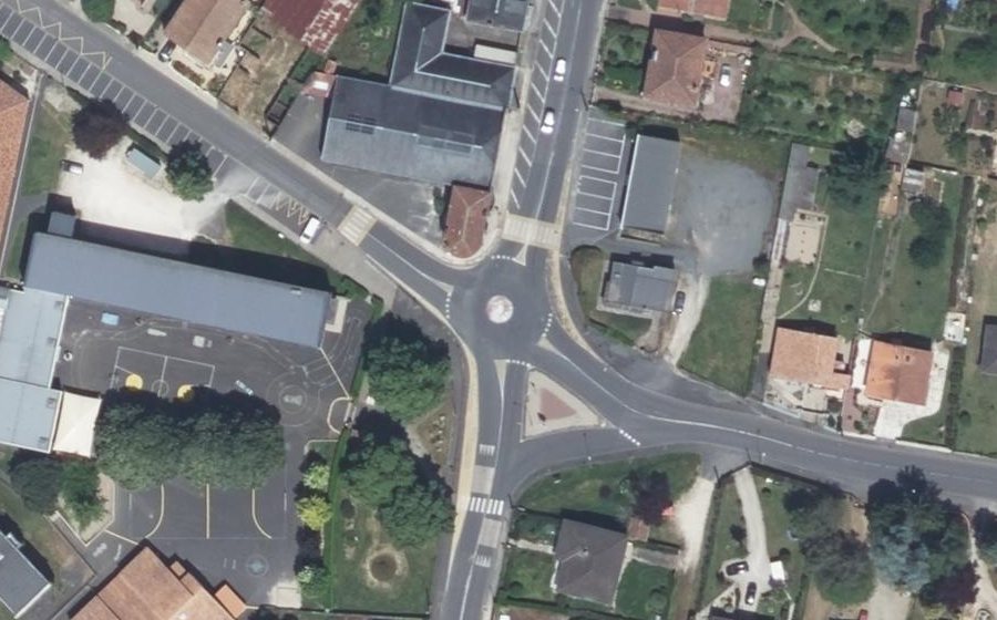 Vue aérienne du Mini-giratoire n°416032321