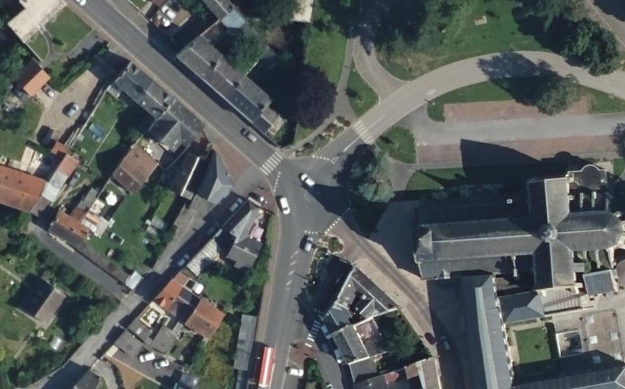 Vue aérienne du Mini-giratoire n°418390047