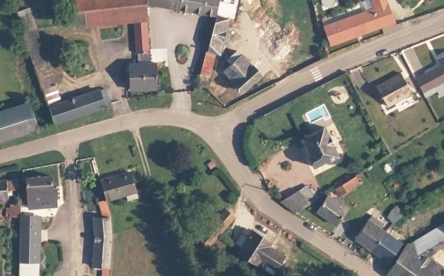 Vue aérienne du Mini-giratoire n°418864643