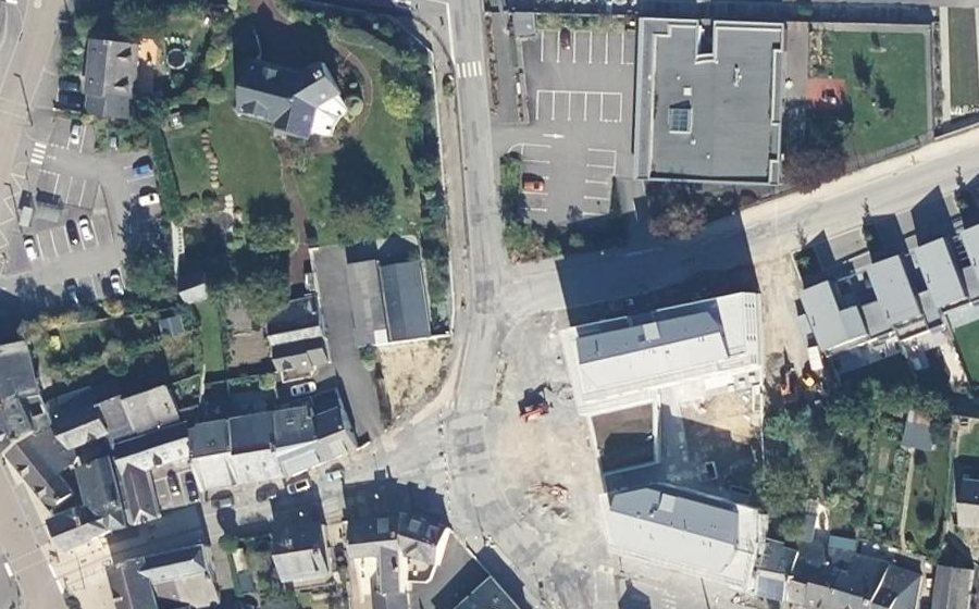Vue aérienne du Mini-giratoire n°419069952
