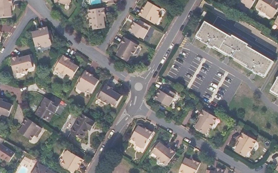 Vue aérienne du Mini-giratoire n°420307085