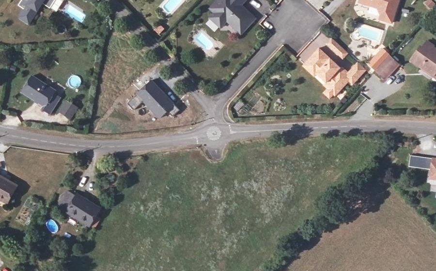 Vue aérienne du Mini-giratoire n°420521436