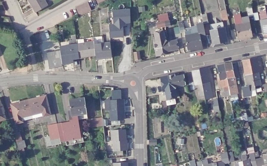 Vue aérienne du Mini-giratoire n°421431321