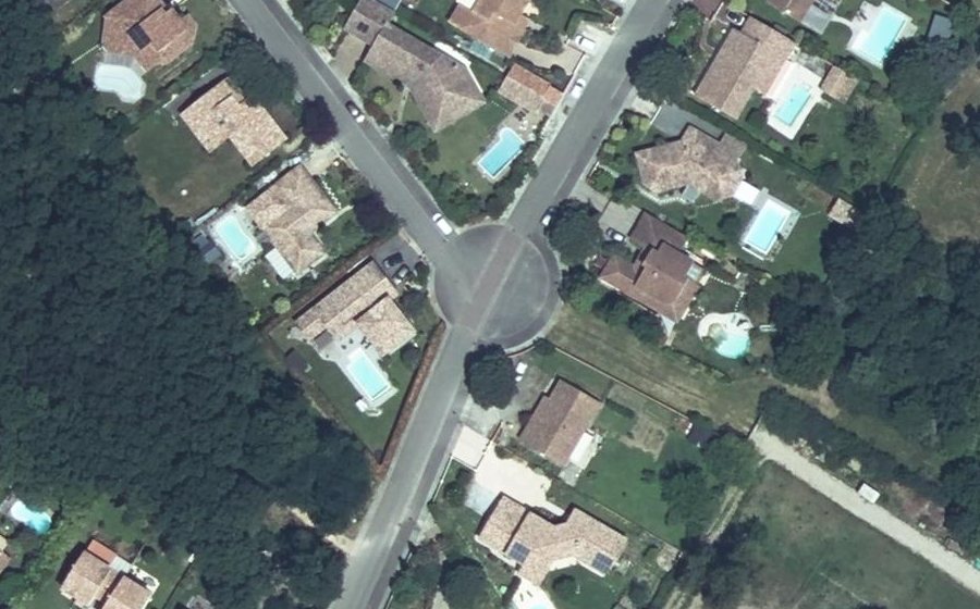 Vue aérienne du Mini-giratoire n°422610458