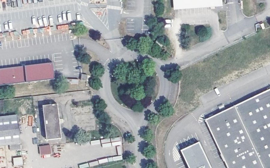 Vue aérienne du Allée des Tilleuls