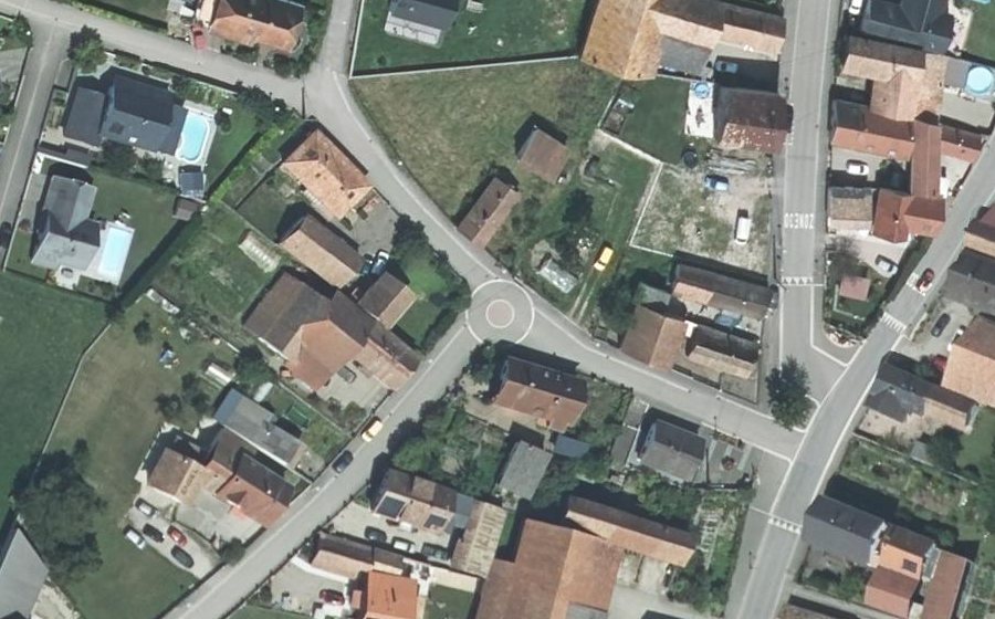 Vue aérienne du Mini-giratoire n°427786946