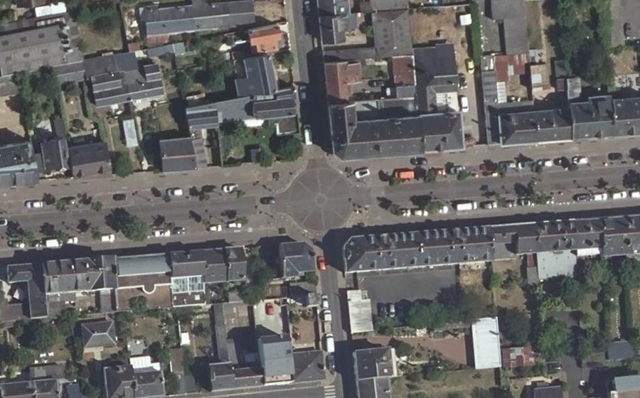Vue aérienne du Mini-giratoire n°427971006