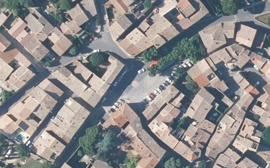 Vue aérienne du Mini-giratoire n°428585184