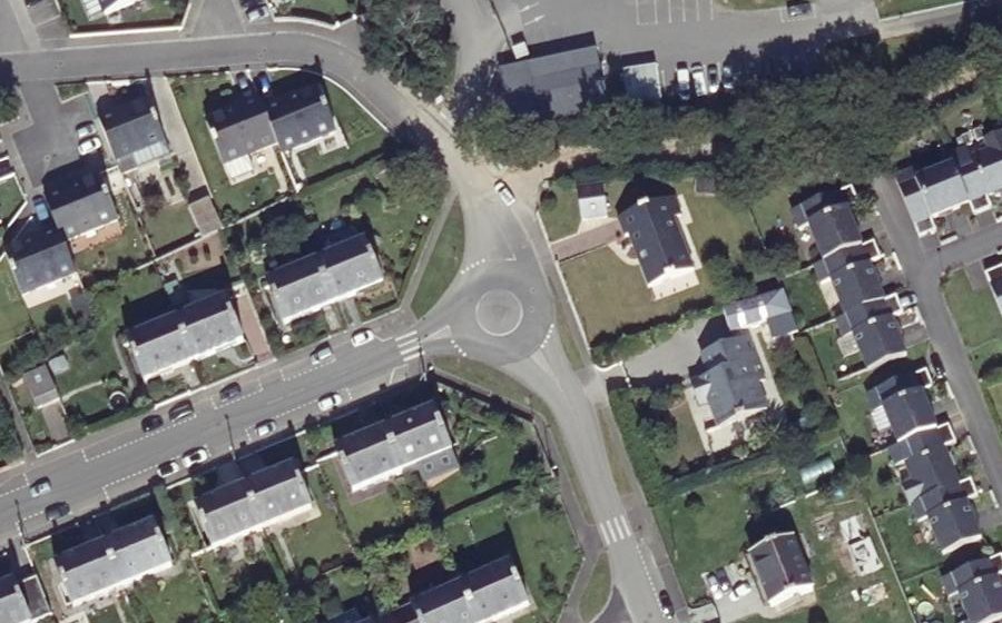 Vue aérienne du Mini-giratoire n°429385783