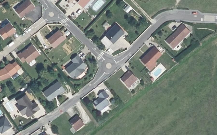 Vue aérienne du Mini-giratoire n°432443232
