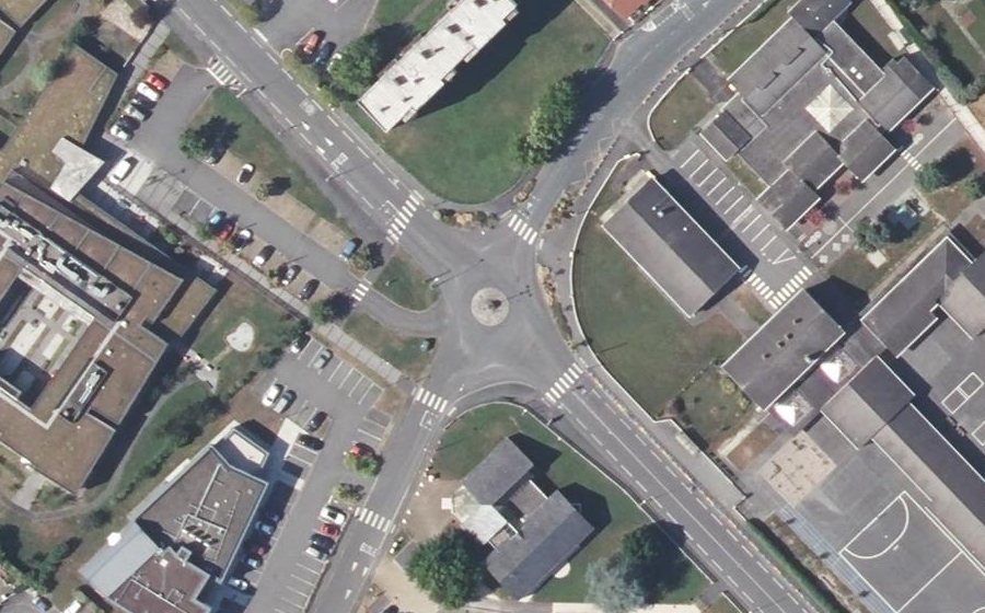 Vue aérienne du Mini-giratoire n°432625025