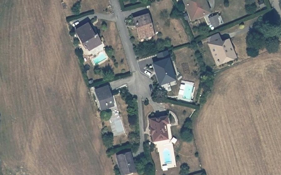 Vue aérienne du Mini-giratoire n°432856361