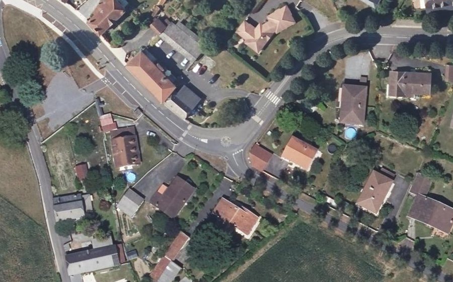 Vue aérienne du Mini-giratoire n°434566665